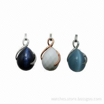 2014 Fashion Sterling Silver Stone Pendant, OEM Welcomed, Fine Unique Jewelry for Women